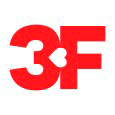 Logo for 3F, som er partnere i topmødet